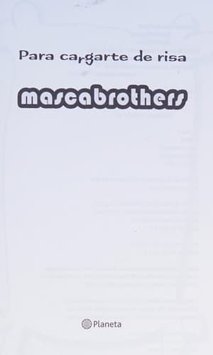 Tapa de Mascabrothers. Para cargarse de risa (Spanish Edition)