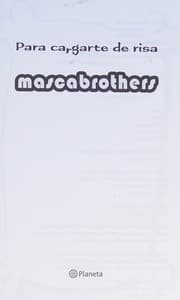 Tapa de Mascabrothers. Para cargarse de risa (Spanish Edition)