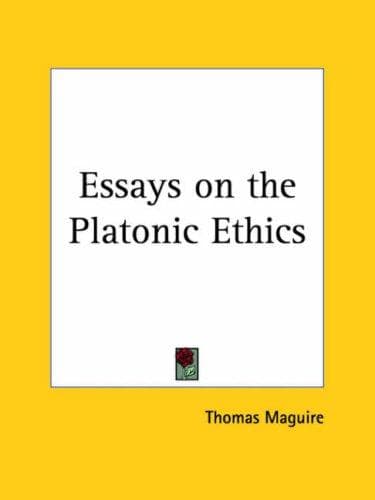 Tapa de Essays on the Platonic Ethics