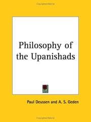 Tapa de Philosophie der Upanishad's