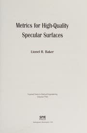 Tapa de Metrics for high-quality specular surfaces