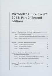 Tapa de Microsoft® Office Excel® 2013 : 091052I