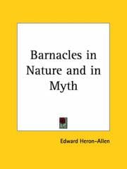 Tapa de Barnacles in Nature and in Myth