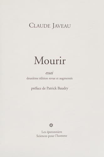 Tapa de Mourir