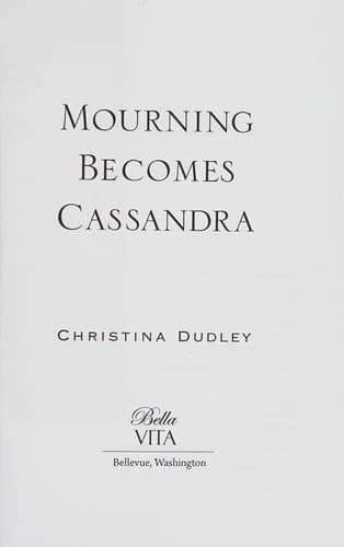 Tapa de Mourning Becomes Cassandra