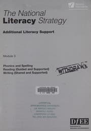Tapa de THE NATIONAL LITERACY STRATEGY ADDITIONAL LITERACY SUPPORT MODULE 3