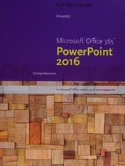 Tapa de Microsoft® Office 365 and Powerpoint 2016, Comprehensive