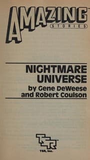 Tapa de Nightmare Universe