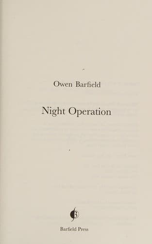 Tapa de Night Operation