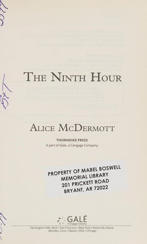 Tapa de The ninth hour