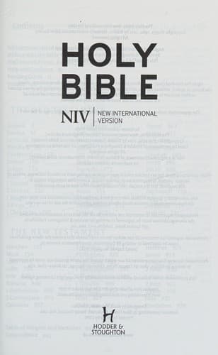 Tapa de NIV Beacon Bible Hardback RETURNS ONLY
