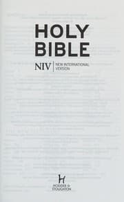 Tapa de NIV Beacon Bible Hardback RETURNS ONLY