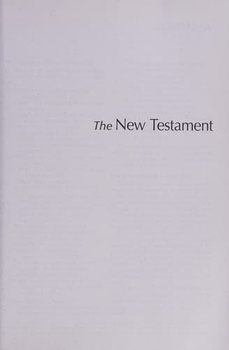 Tapa de NIV, Outreach New Testament