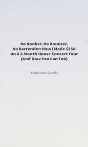 Tapa de No Booker, No Bouncer, No Bartender