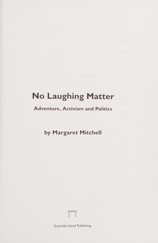Tapa de No Laughing Matter