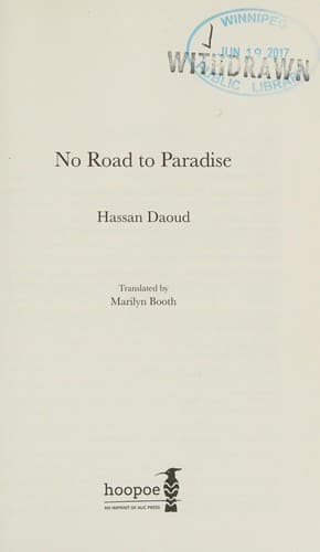 Tapa de No Road to Paradise