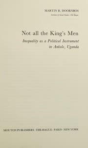 Tapa de Not all the King's men