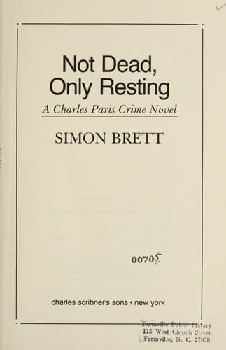 Tapa de Not dead, only resting