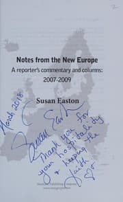 Tapa de Notes from a New Europe : A Reporter's Commentary