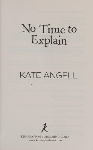Tapa de No time to explain