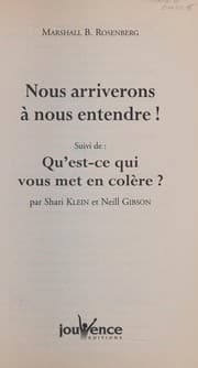Tapa de nous arriverons a nous entendre ! qu'est-ce qui vous met en colere ?
