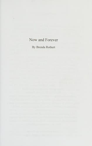 Tapa de Now and Forever