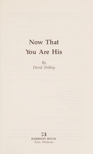 Tapa de Now That You Are His