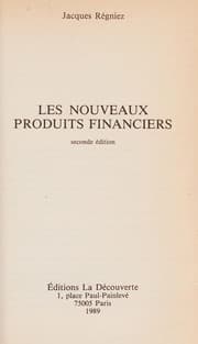Tapa de Nu 60 -les nouveaux produits financiers