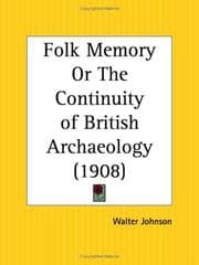 Tapa de Folk Memory or The Continuity of British Archaeology