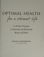 Tapa de Optimal Health for a Vibrant Life