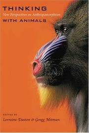 Tapa de Thinking with animals