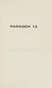 Tapa de Paradox 13 (Spanish Edition)