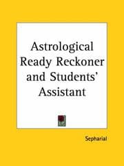 Tapa de Astrological Ready Reckoner and Students' Assistant