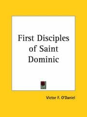 Tapa de First Disciples of Saint Dominic