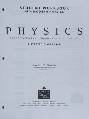 Tapa de Student Workbook for Physics for Scientists and Engineers