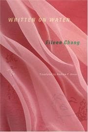 Tapa de Written on Water (Weatherhead Books on Asia)