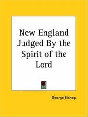 Tapa de New-England judged, by the spirit of the Lord
