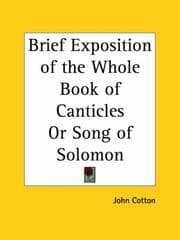 Tapa de Brief Exposition of the Whole Book of Canticles or Song of Solomon
