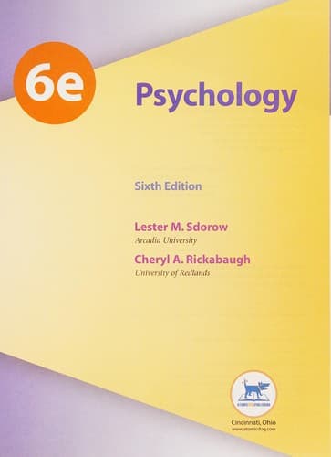 Tapa de Psychology
