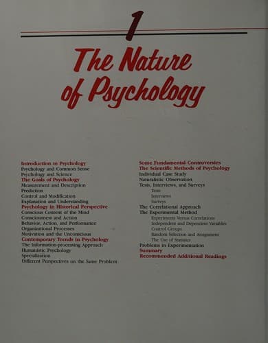Tapa de Psychology