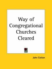 Tapa de Way of Congregational Churches Cleared