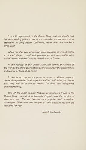 Tapa de Queen Mary Cook Book