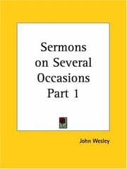 Tapa de Sermons on Several Occasions, Part 1