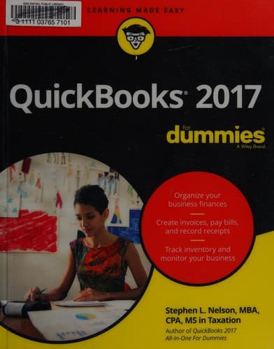 Tapa de Quickbooks 2017 for Dummies