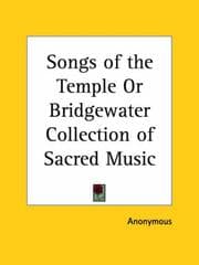 Tapa de Songs of the Temple or Bridgewater Collection of Sacred Music