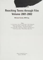 Tapa de Reaching teens through film (Jesus in modern media)