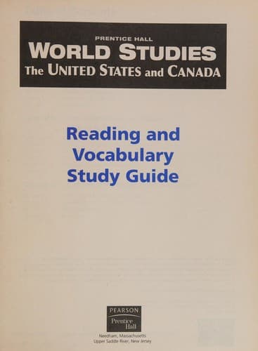 Tapa de World Studies