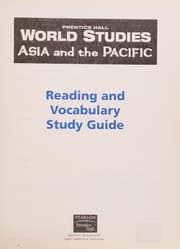 Tapa de World Studies - Asia and the Pacific