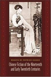 Tapa de Chinese fiction of the nineteenth and early twentieth centuries