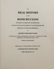 Tapa de The Real History of the Rosicrucians